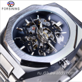 Горячие продажи FORSINING FSG8152 полный полый стальной ремешок мужские часы автоматические механические часы